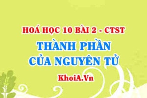 Thí nghiệm Thomson, Rutherford, sự tìm ra Electron, Proton và Neutron kích thước và khối lượng nguyên tử - Hoá 10  bài 2